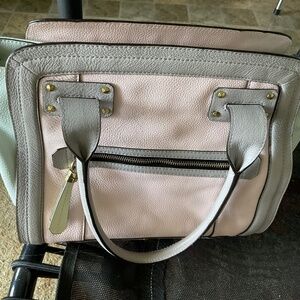 orYANY Pink/Mint/Grey Studded Purse NWOT